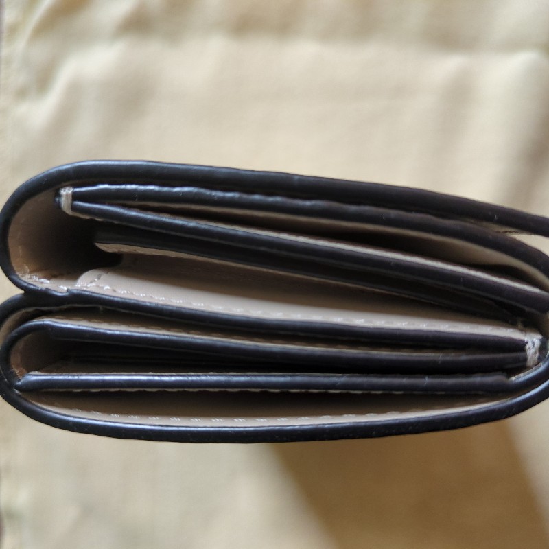 LOEWE三折皮革短夾-16