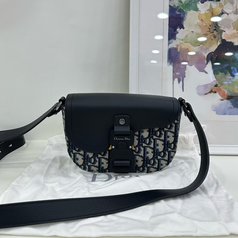 Dior迪奧 迪奧mini馬鞍包 24年編碼 閒置成色-0