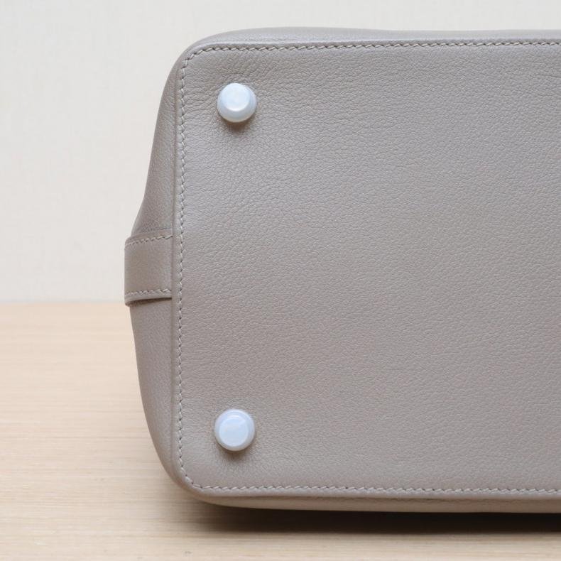 Toolbox 牛奶盒子 20 18大象灰 EC皮 C刻 銀扣-2