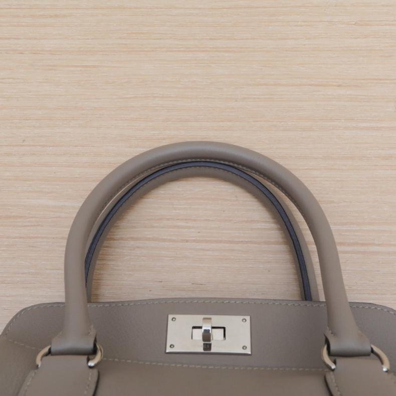 Toolbox 牛奶盒子 20 18大象灰 EC皮 C刻 銀扣-5