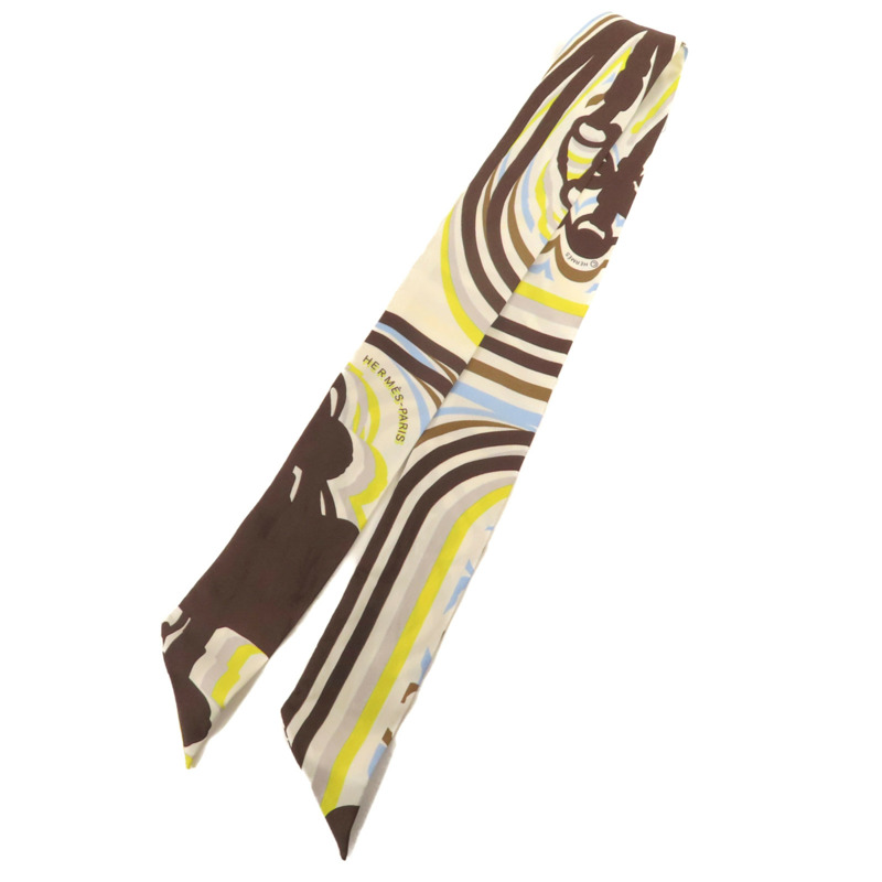 HERMES 絲質Twilly絲巾-0
