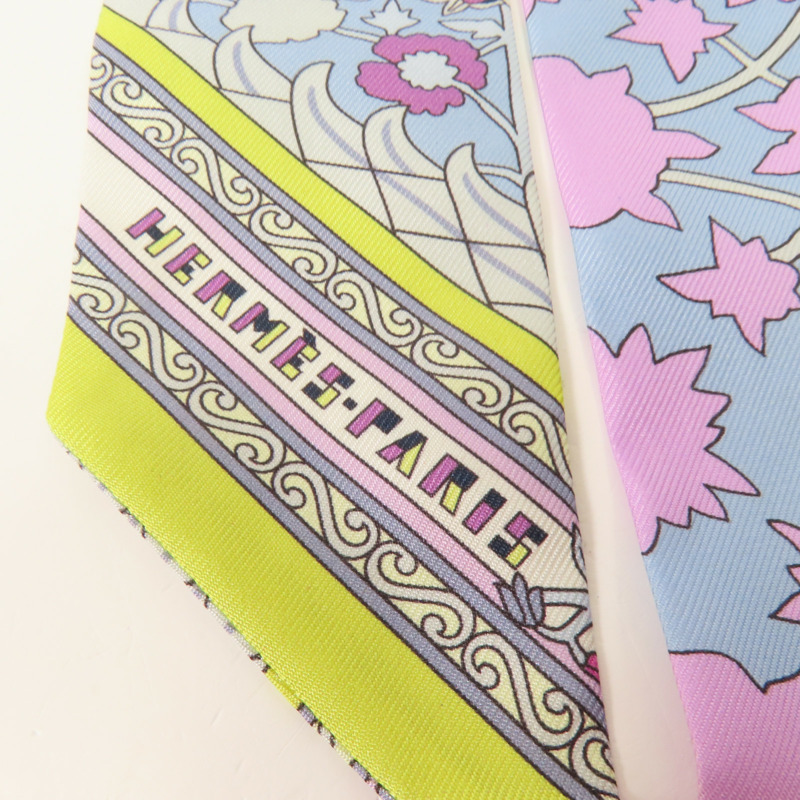 HERMES 絲質Twilly絲巾-3