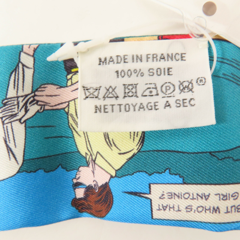 HERMES 絲質Twilly絲巾-6