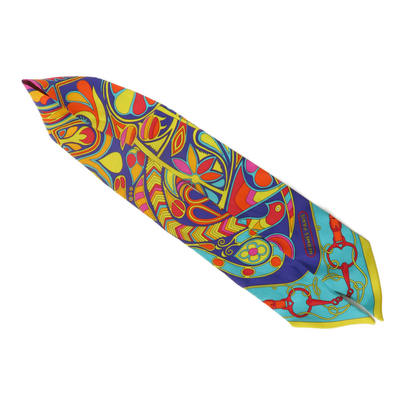 HERMES 絲質Twilly絲巾-2