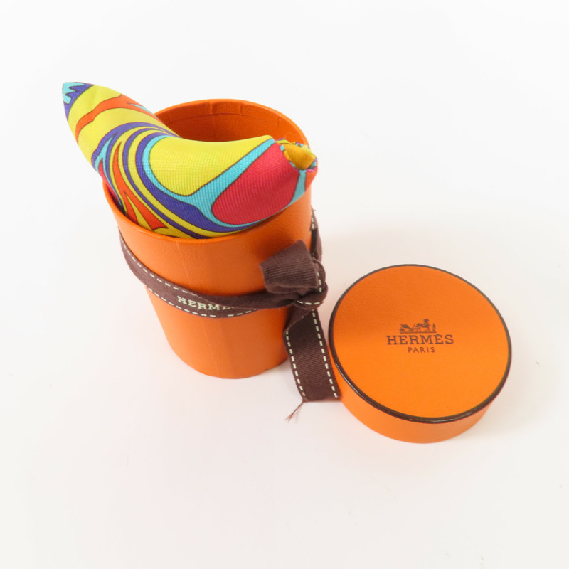 HERMES 絲質Twilly絲巾-7