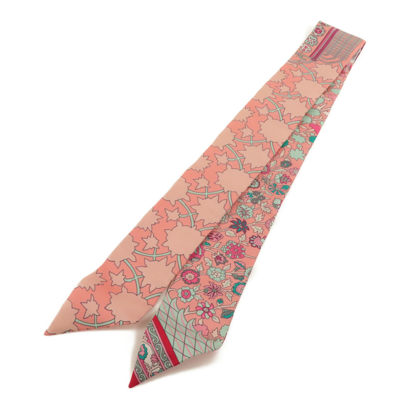 HERMES 絲質Twilly絲巾-1