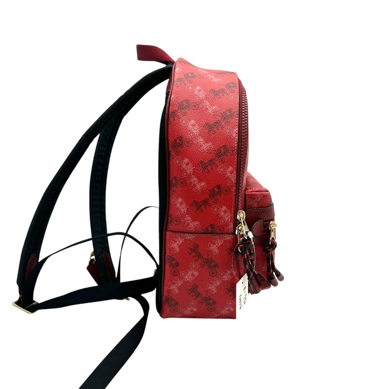 【美收精品】coach後背包紅色 B-790【隔月月中將轉賣至日本 上架期限30天】-2