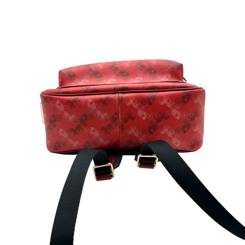 【美收精品】coach後背包紅色 B-790【隔月月中將轉賣至日本 上架期限30天】-5