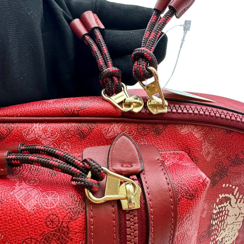 【美收精品】coach後背包紅色 B-790【隔月月中將轉賣至日本 上架期限30天】-6