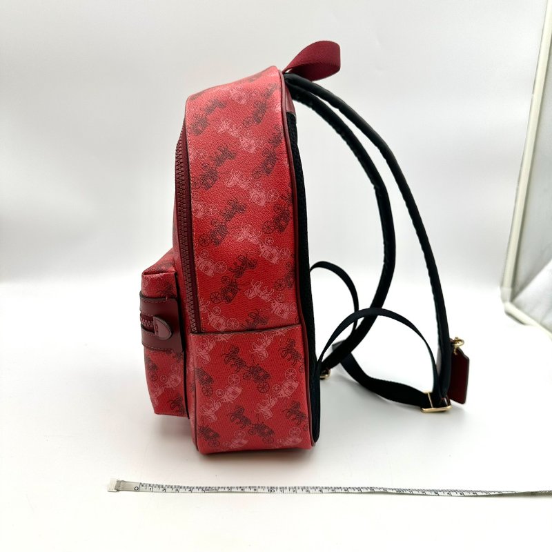 【美收精品】coach後背包紅色 B-790【隔月月中將轉賣至日本 上架期限30天】-12