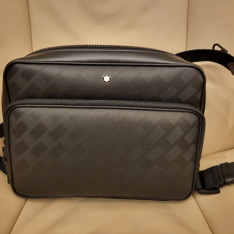 《萬寶龍》so black 斜背、側背2用包🎉🎉-0