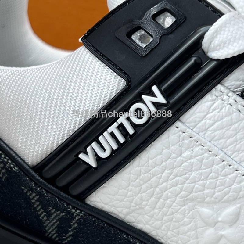 💗香緹國際精品💗 LV Trainer 黑白牛仔球鞋#王鶴棣同款 #上架即秒殺款 #全配-10