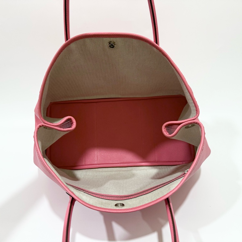 HERMES8W唇膏粉色EPSOM皮銀釦Garden Party36cm-8