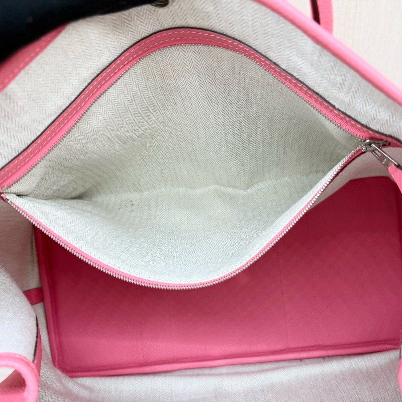 HERMES8W唇膏粉色EPSOM皮銀釦Garden Party36cm-8