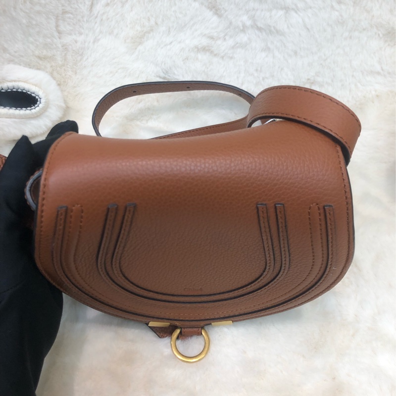 CHLOE 啡色斜孭袋 XB753-6