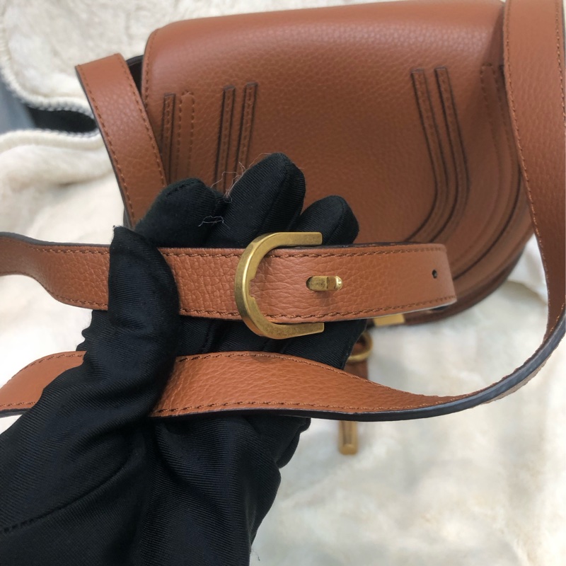 CHLOE 啡色斜孭袋 XB753-12