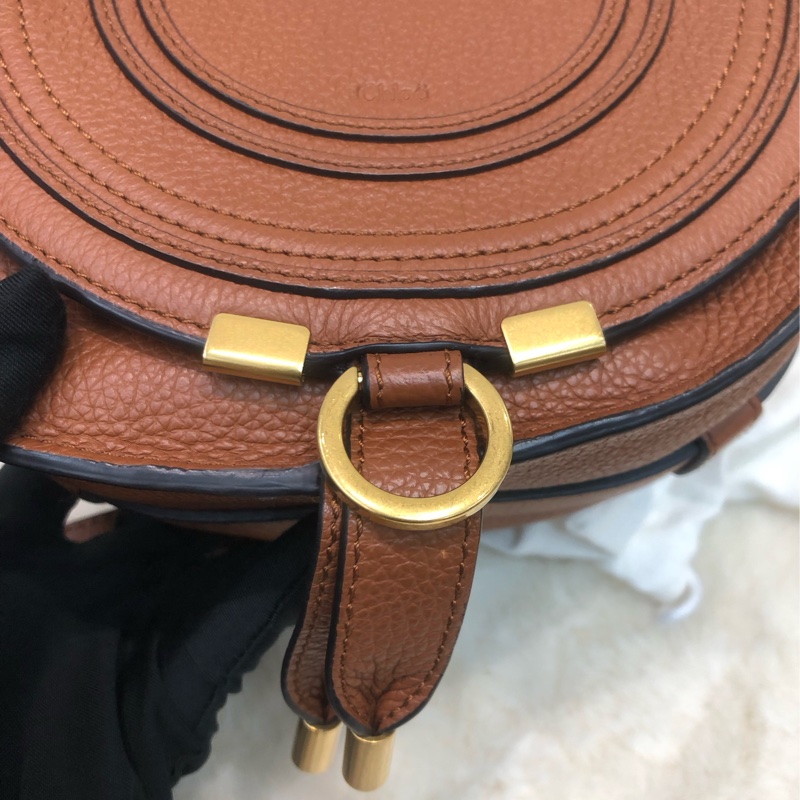 CHLOE 啡色斜孭袋 XB753-17