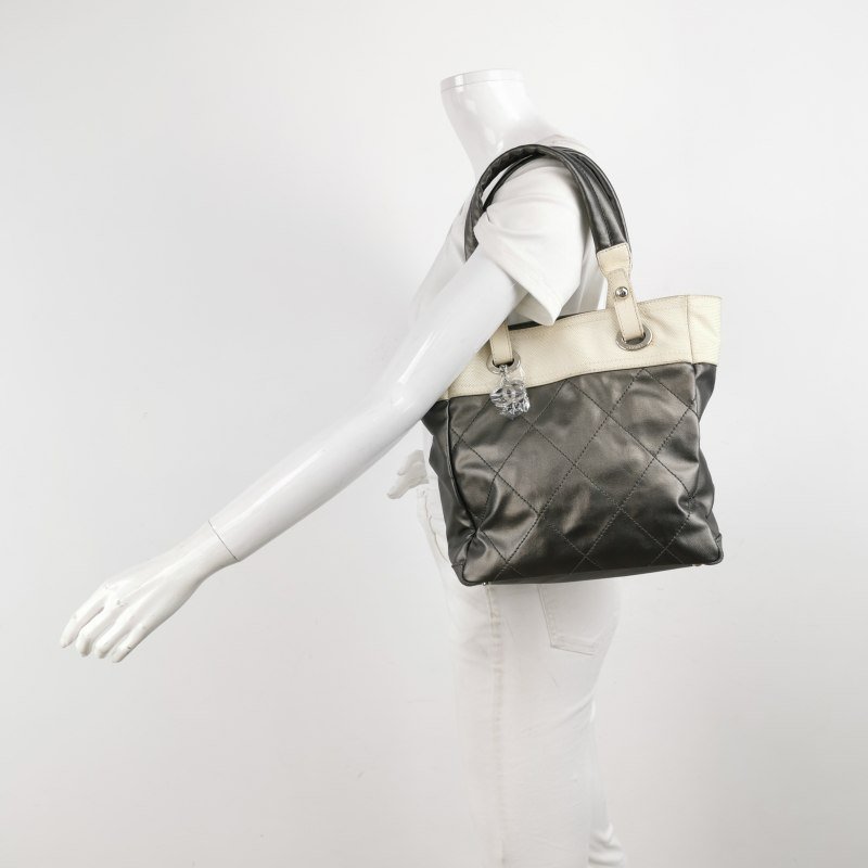 Chanel 尼龍布 塗層 帆布 字母 雙C 單肩包 手提包-1