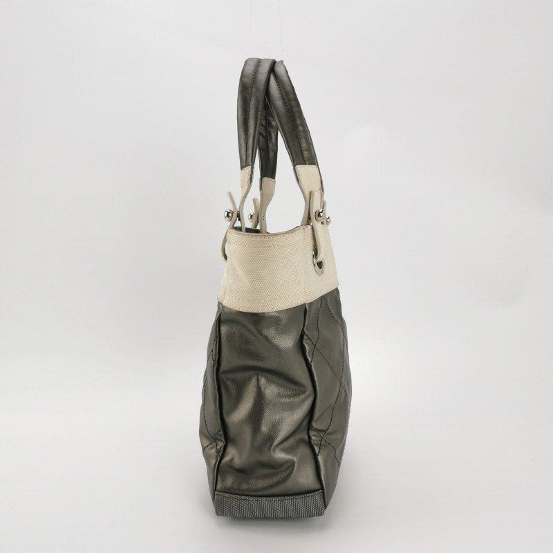 Chanel 尼龍布 塗層 帆布 字母 雙C 單肩包 手提包-2