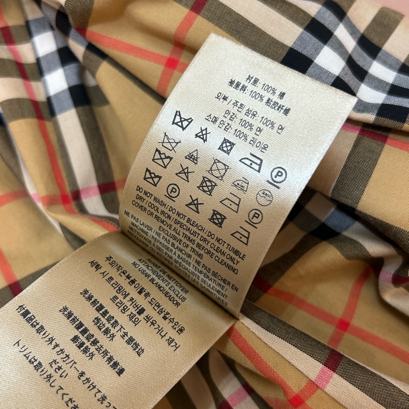BURBERRY英國乾燥玫瑰粉超長風衣UK6-15