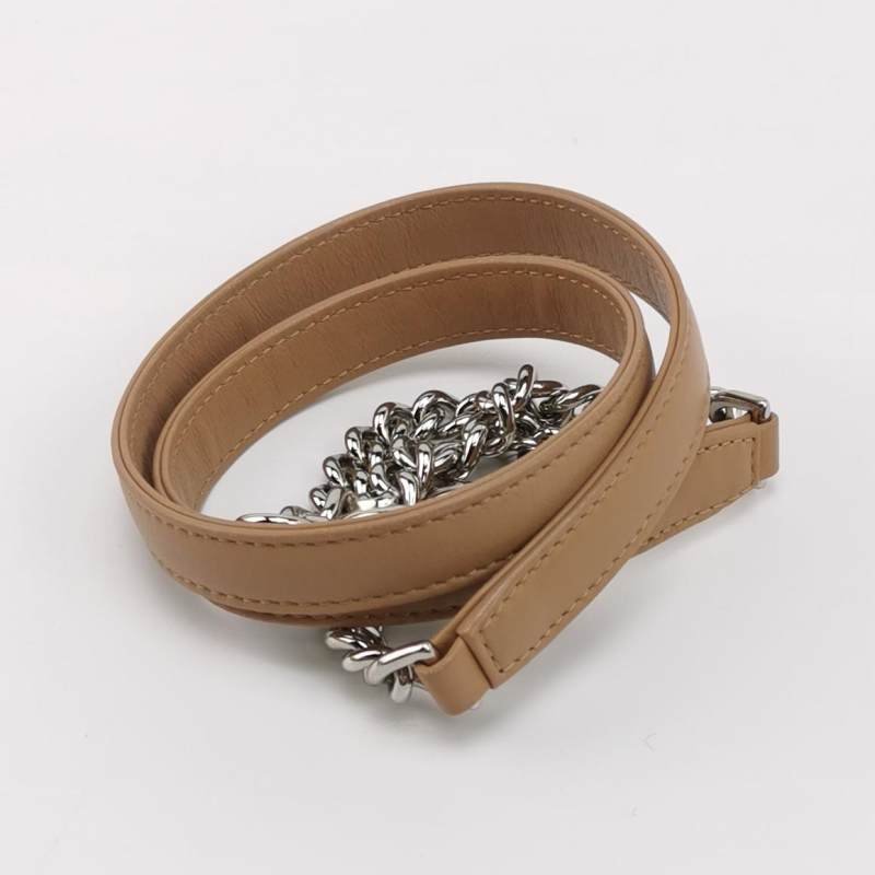 Chanel 牛皮 尼龍布 菱格 絎縫 雙C扣 翻蓋 斜背包 單肩包-8