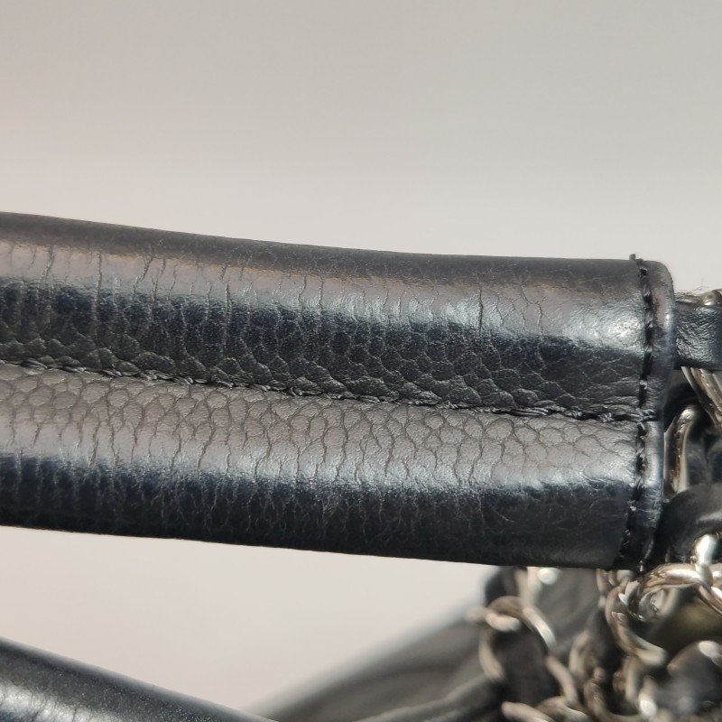 Chanel GST 系列 中號 牛皮 菱格 絎縫 雙C 壓花 單肩包-9