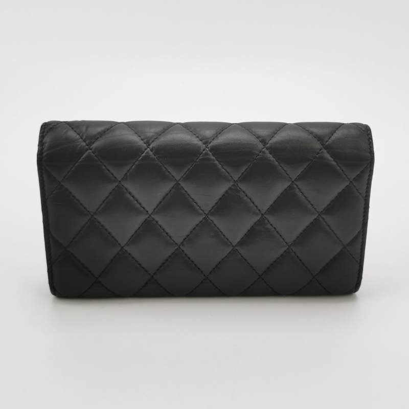 Chanel 2.55 Bag 牛皮 純色 菱格 矩形旋扣 錢包-3