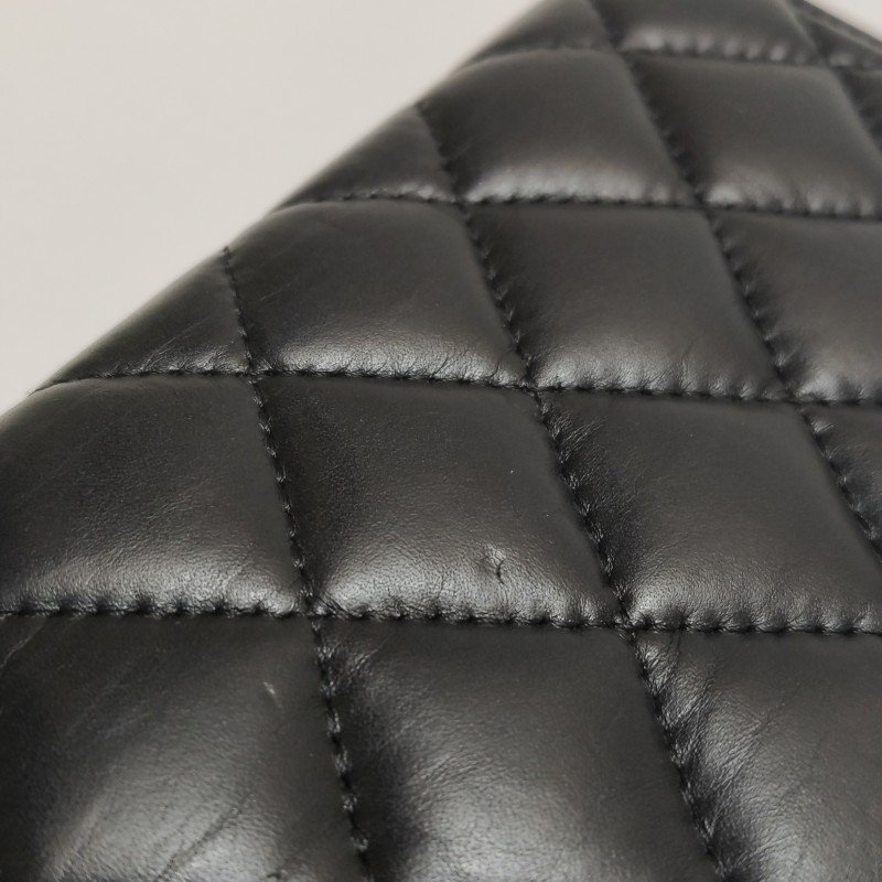 Chanel 2.55 Bag 牛皮 純色 菱格 矩形旋扣 錢包-20