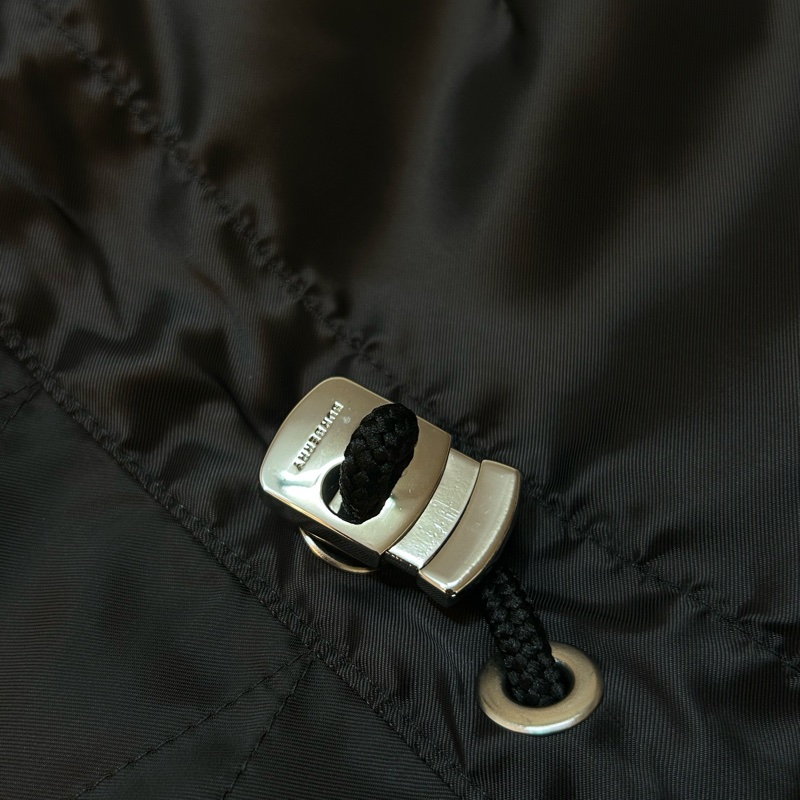 BURBERRY英國黑色輕盈風衣UK4-10