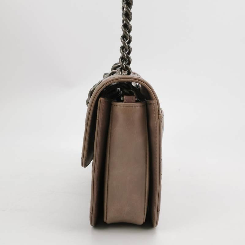 Chanel CF Bombey 孟買系列 小號 牛皮 純色 菱格 絎縫 單肩包-2