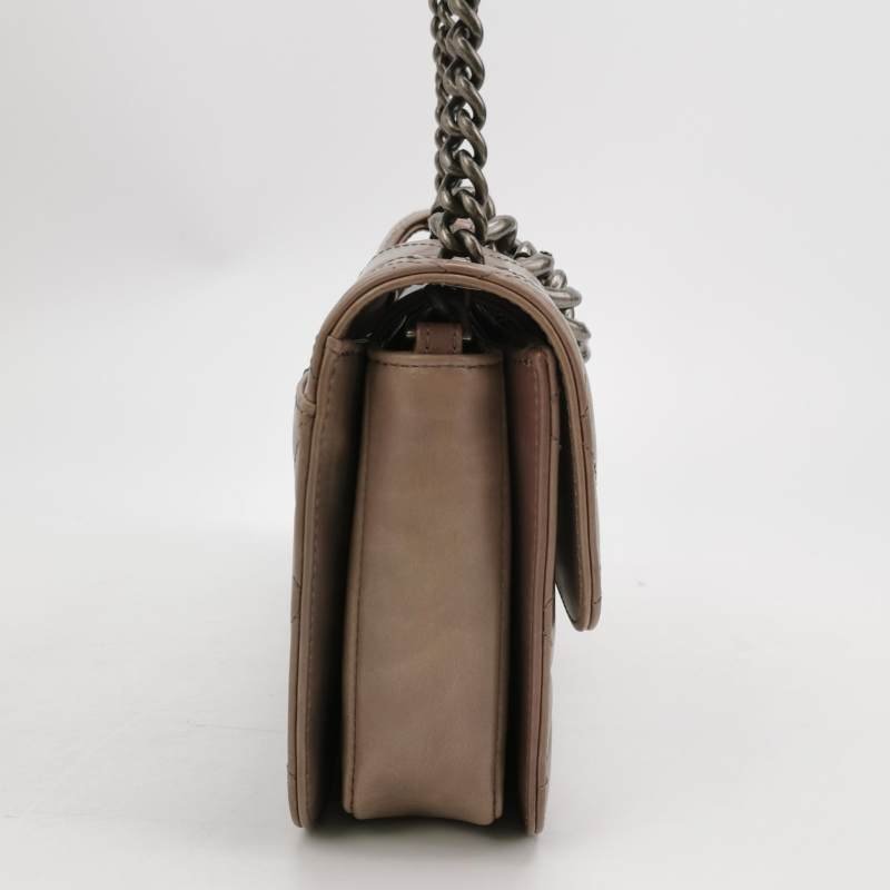 Chanel CF Bombey 孟買系列 小號 牛皮 純色 菱格 絎縫 單肩包-3