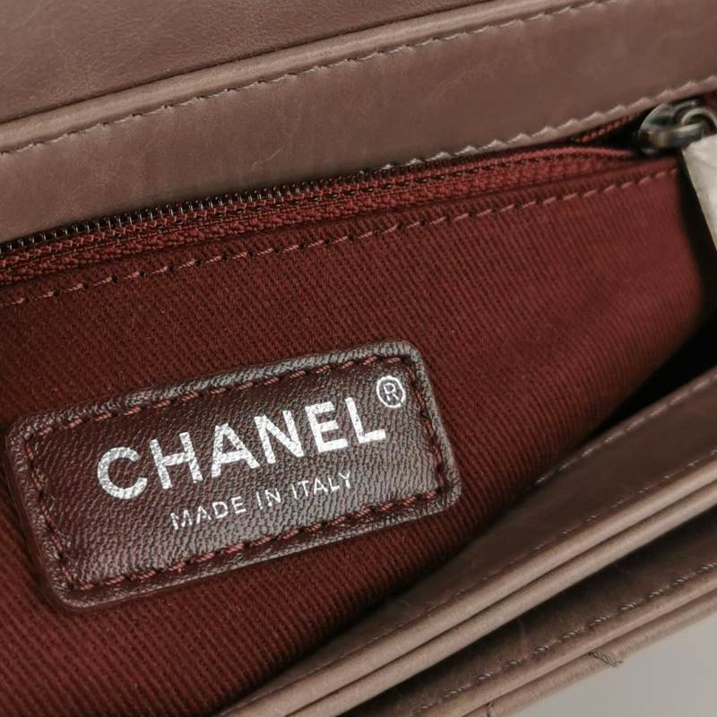 Chanel CF Bombey 孟買系列 小號 牛皮 純色 菱格 絎縫 單肩包-7