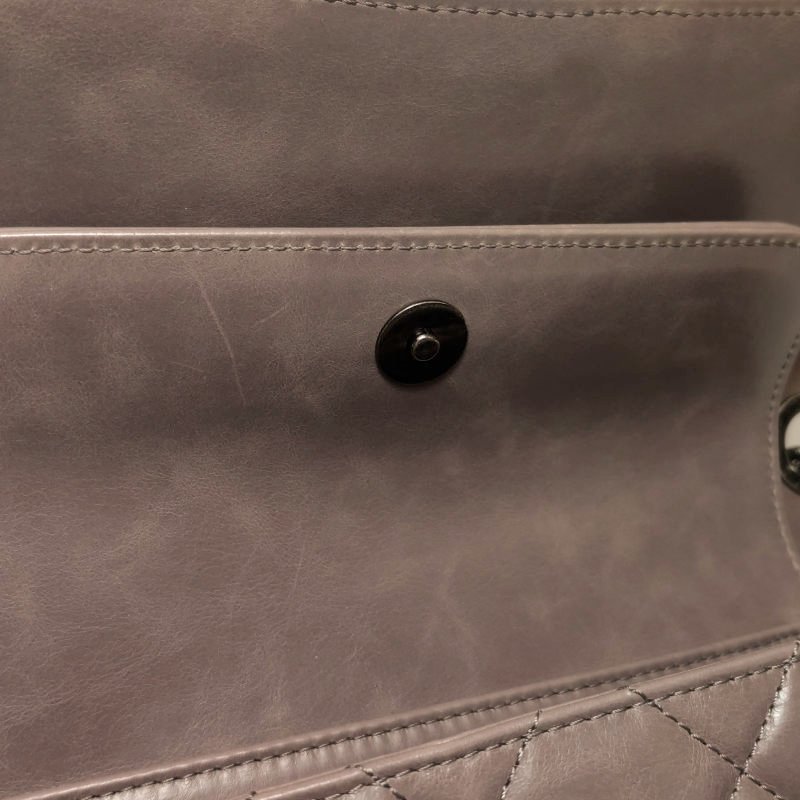 Chanel CF Bombey 孟買系列 小號 牛皮 純色 菱格 絎縫 單肩包-9