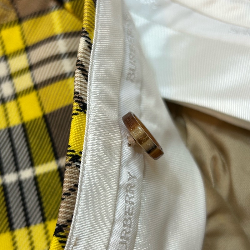 BURBERRY英國格紋羊毛褲UK6-6