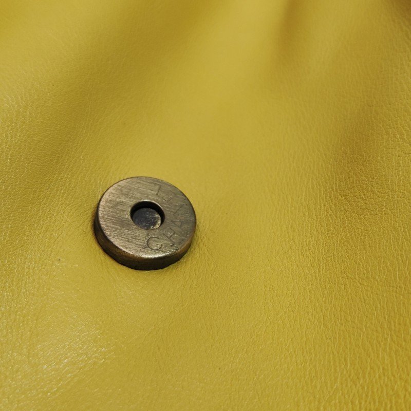 Chanel 羊皮 純色 雙C Logo 翻蓋 中古 單肩包-11