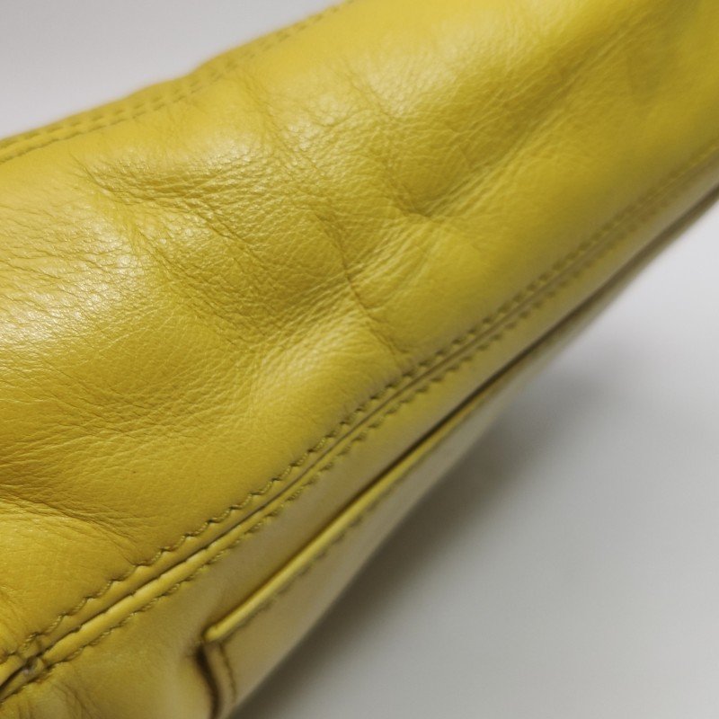 Chanel 羊皮 純色 雙C Logo 翻蓋 中古 單肩包-15