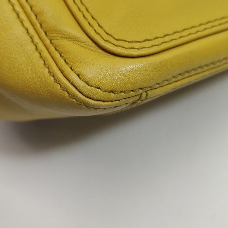 Chanel 羊皮 純色 雙C Logo 翻蓋 中古 單肩包-18