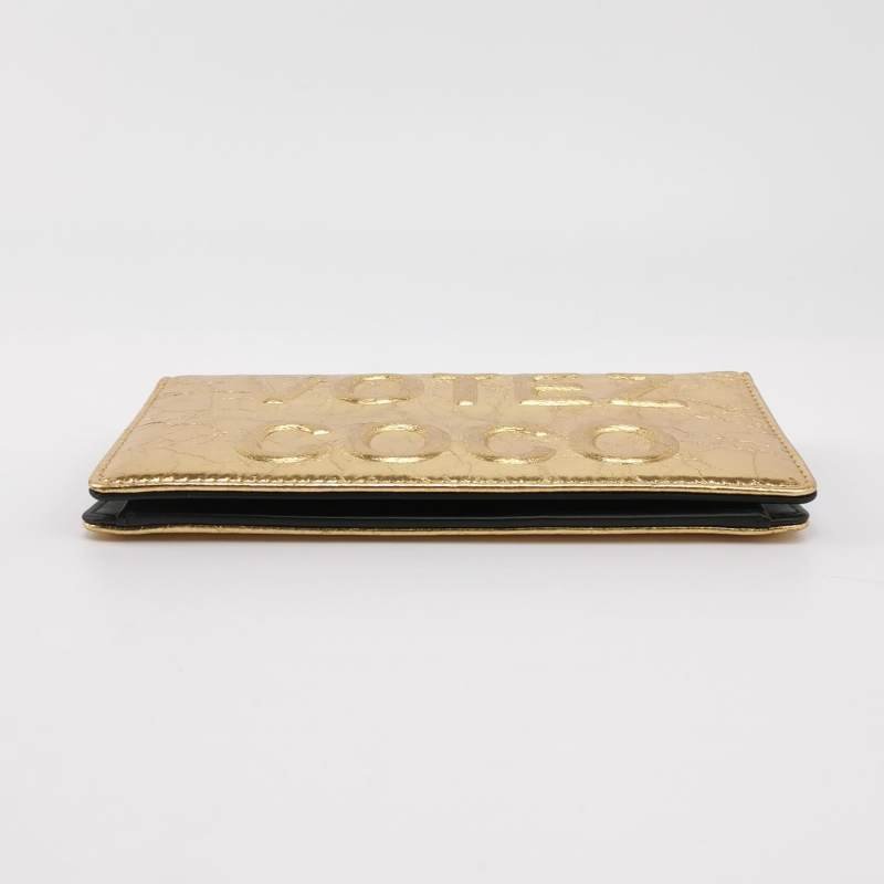 Chanel 羊皮 純色 字母 Logo 錢包-4