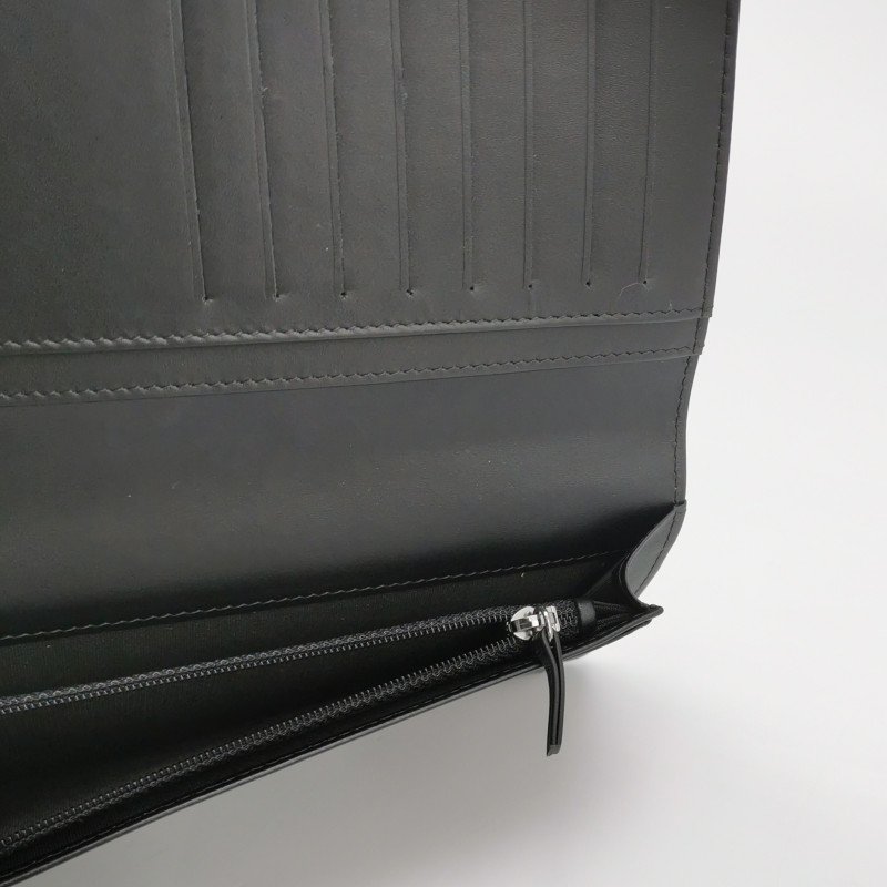 Chanel 羊皮 純色 字母 Logo 錢包-5