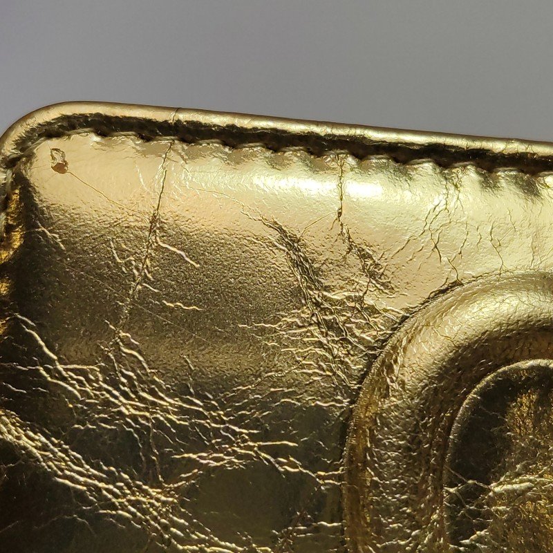 Chanel 羊皮 純色 字母 Logo 錢包-11