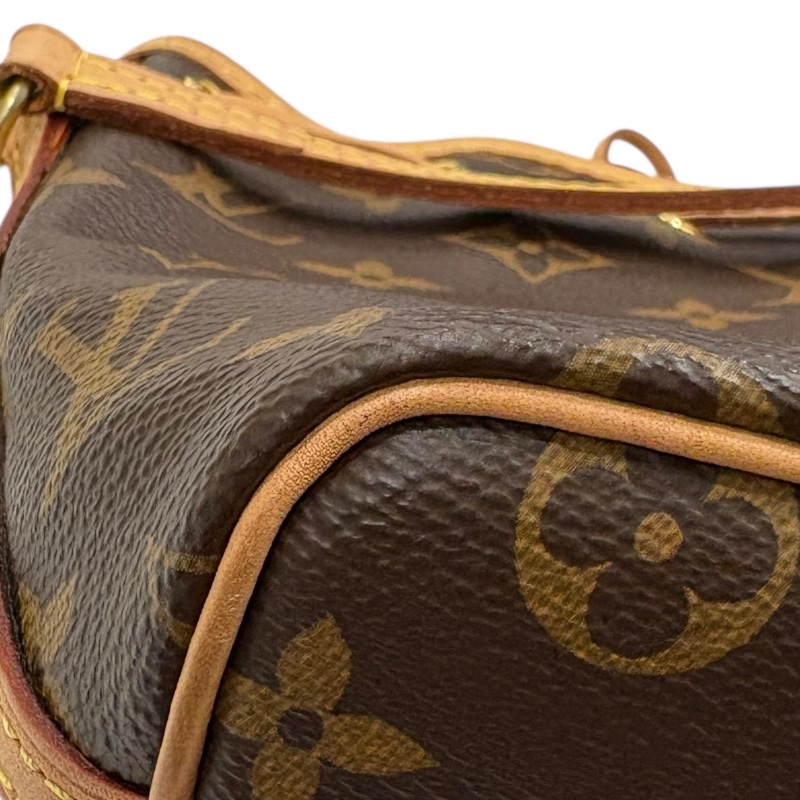 LOUIS VUITTON 路易威登 M41346 Nano Noé 迷你水桶包 PVC 老花 棕色 金釦-8