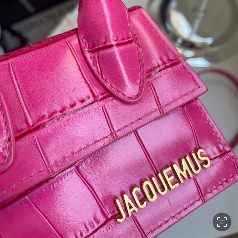 jacquemus桃紅色小包-16