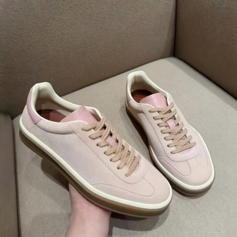🎉新品好折扣✨Loro Piana 女款Tennis Walk 運動鞋 夏日粉紅 EU36/36.5/37/37.5/38/38.5/39/39.5/40-1