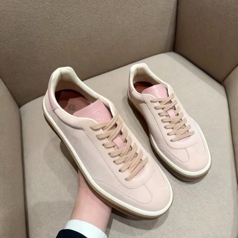 🎉新品好折扣✨Loro Piana 女款Tennis Walk 運動鞋 夏日粉紅 EU36/36.5/37/37.5/38/38.5/39/39.5/40-3