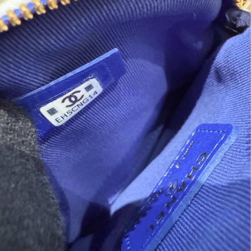 CHANEL 藍色網球拍 mini 包斜背包 新款雷標-7