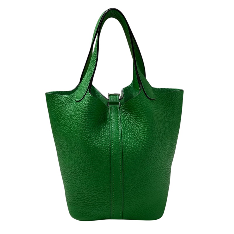 Hermès Picotin Lock 18 T/C Bamboo 竹子綠色-8