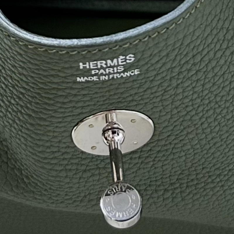 Hermès Lindy 34 T/C Leather 綠色-11