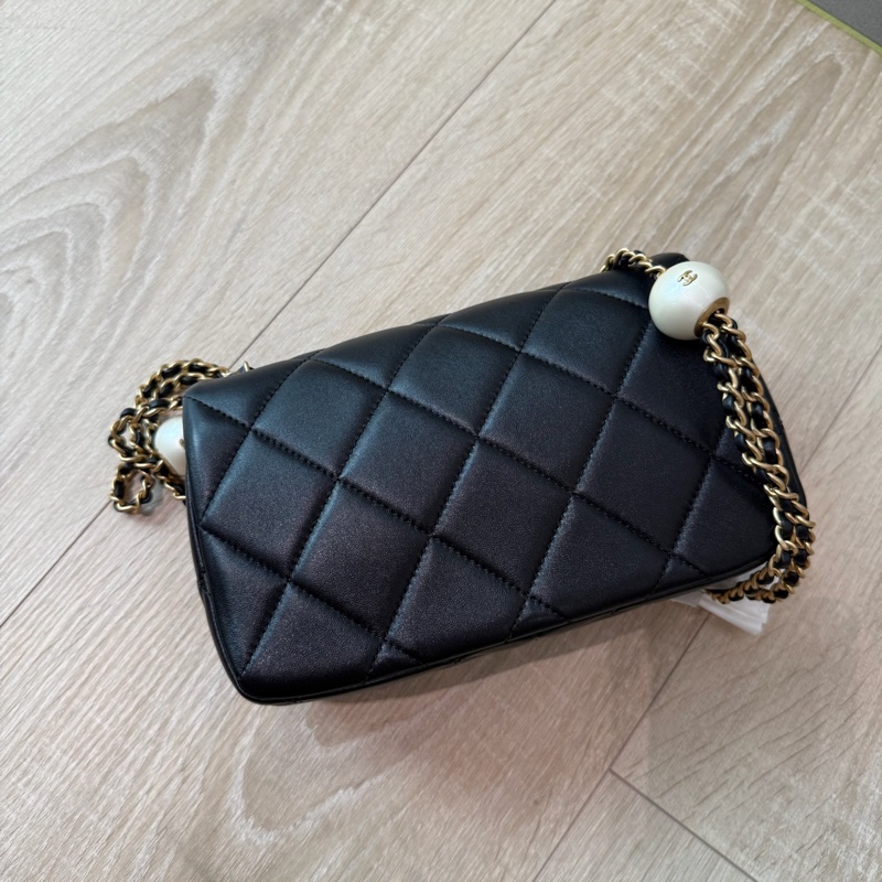 「M.Y精品」 Chanel 小香 鑲嵌珍珠調節釦 湯圓調節釦 cf20 coco20 金球大mini-4