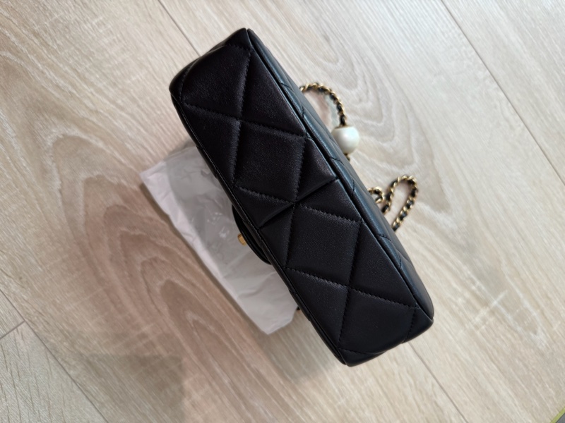 「M.Y精品」 Chanel 小香 鑲嵌珍珠調節釦 湯圓調節釦 cf20 coco20 金球大mini-8