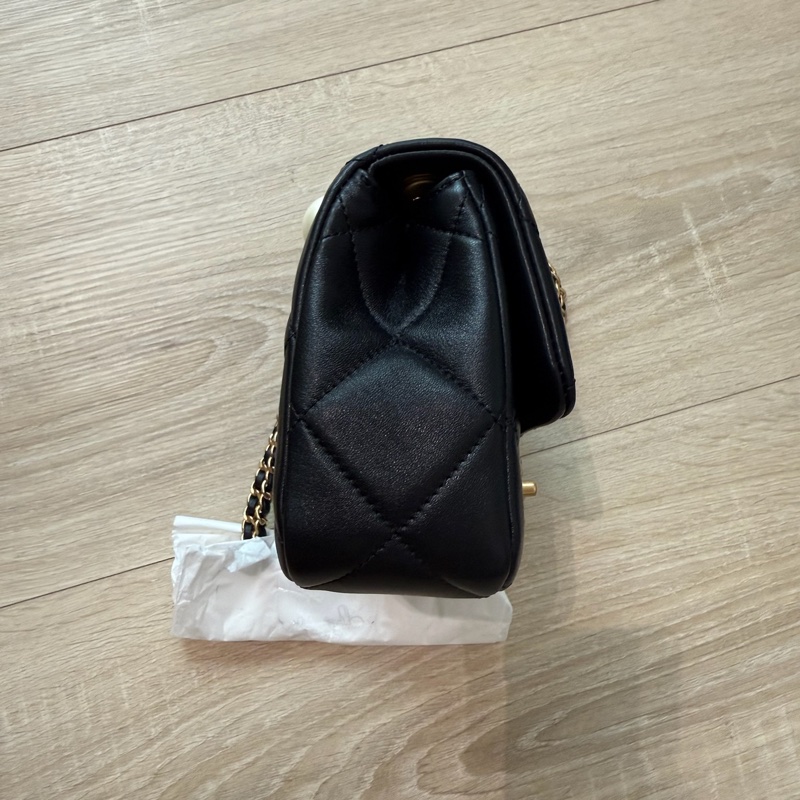 「M.Y精品」 Chanel 小香 鑲嵌珍珠調節釦 湯圓調節釦 cf20 coco20 金球大mini-16